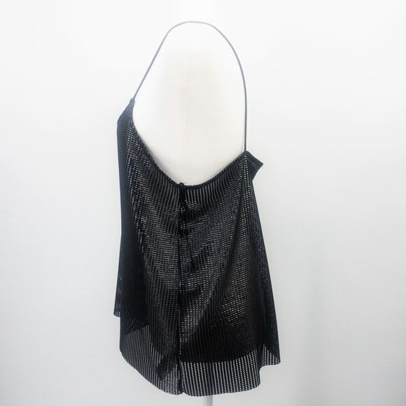 Zara Black Camisole Large Y2K 90s Minimalist Top - Picture 2 of 12